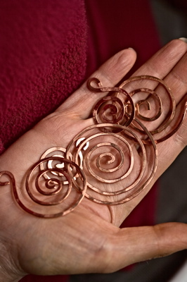 spirals in hand