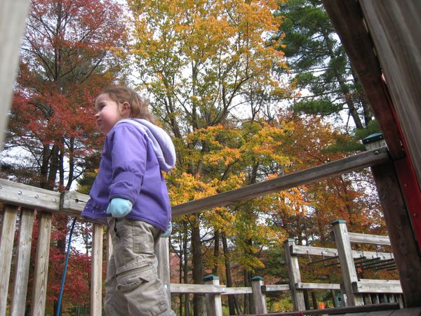 Phoebe at the playground.