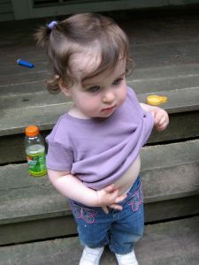 Such a lovely belly button.