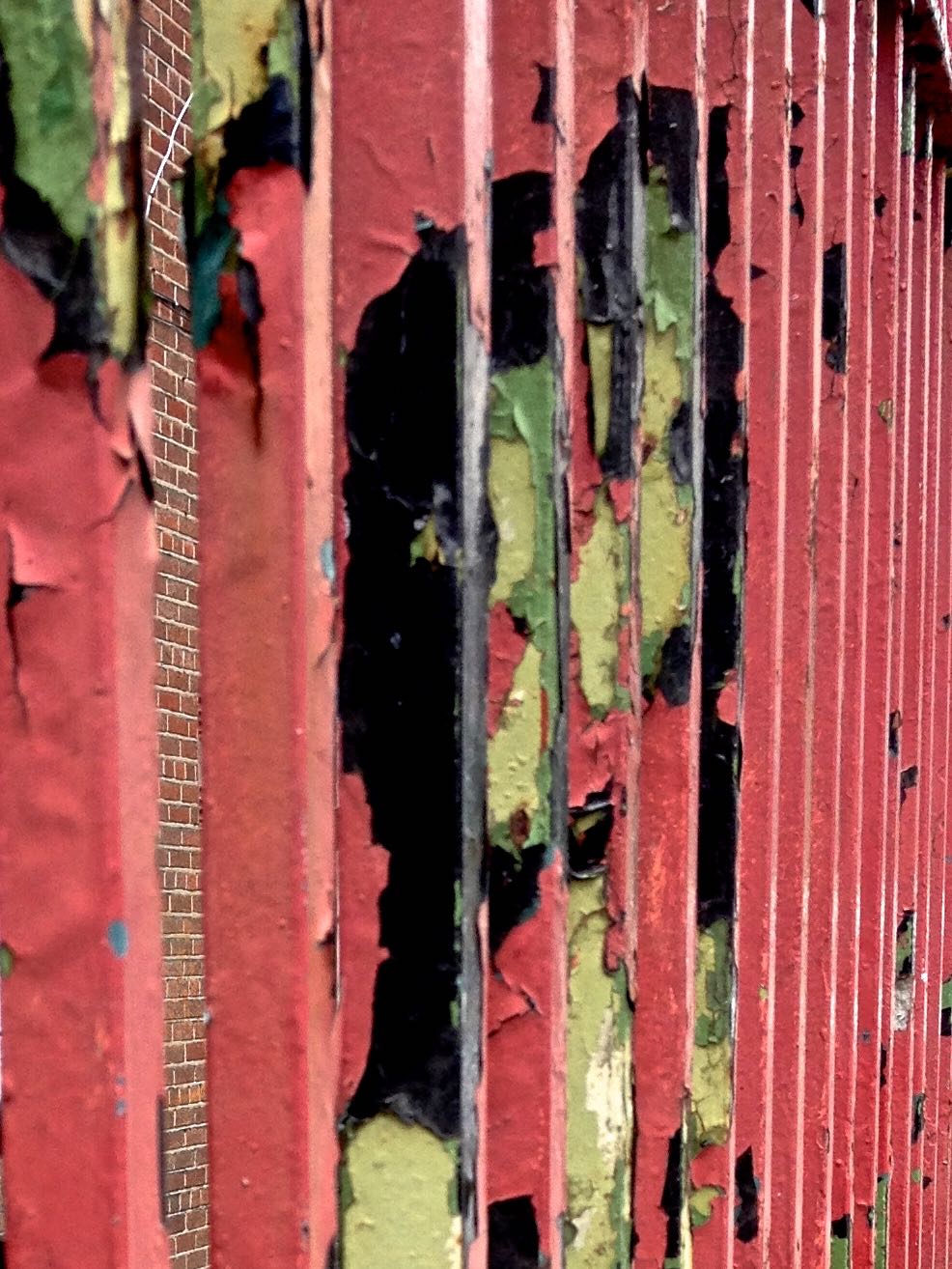 red-black-green-fence
